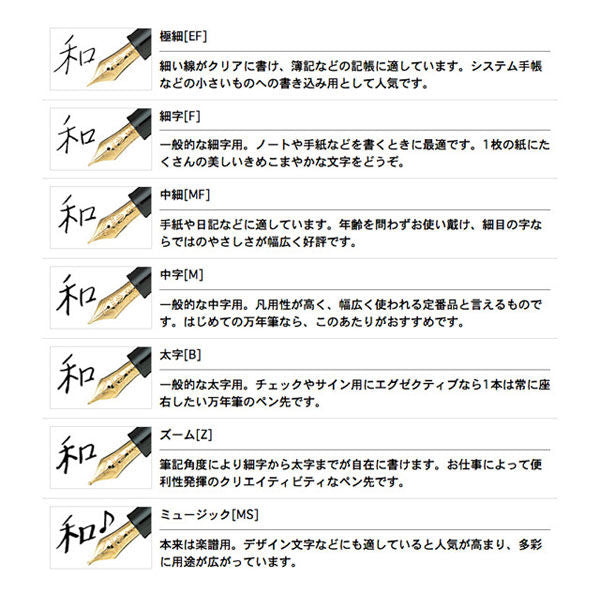 Sailor PROFESSIONALGEAR Slim Gold Fountain Pen Black Extra Fine Nib 11-1221-120