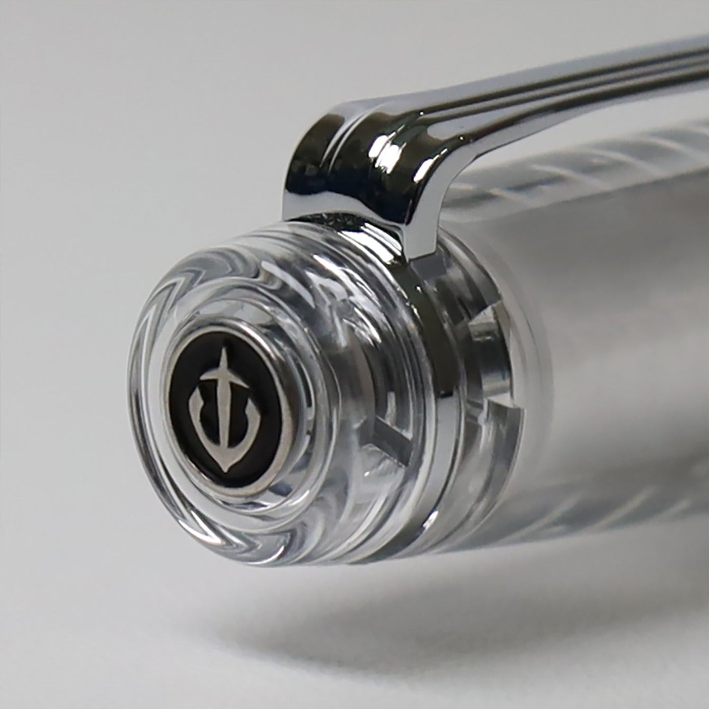 Sailor Professional Gear Silver KOP DEMONSTRATOR Fountain Pen B Nib 10-9619-600