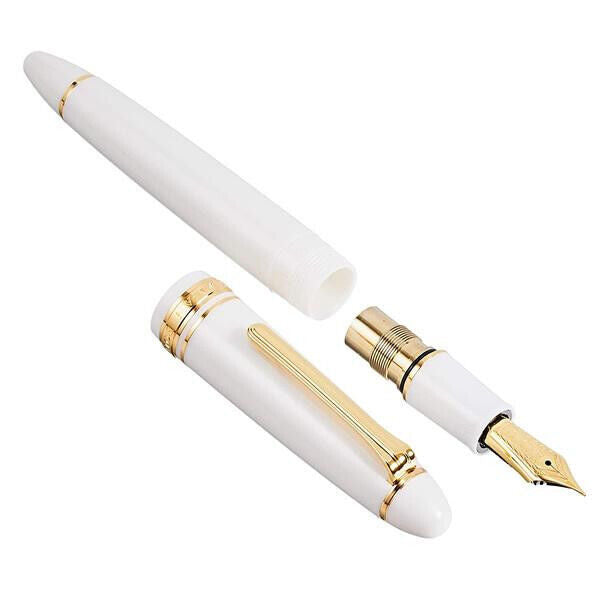 Sailor 1911 Large Profit Gold Trim Fountain Pen White Medium  11-2021-410