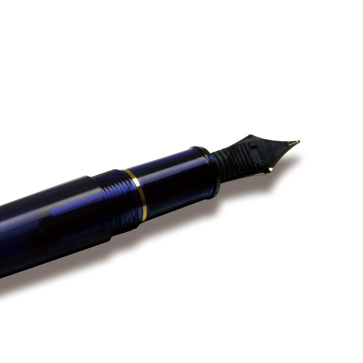 Platinum #3776 CENTURY Fountain Pen #51 Chartres Blue Coarse Nib PNB-15000